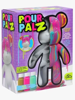 Kreativt Legetøj-TOYMONSTER POUR PALZ DIY-sæt Mal Din Egen Bjørn, Golden Dream