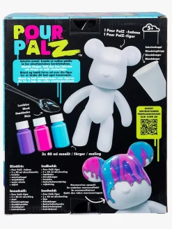 Kreativt Legetøj-TOYMONSTER POUR PALZ DIY-sæt Mal Din Egen Bjørn, Berry Blast