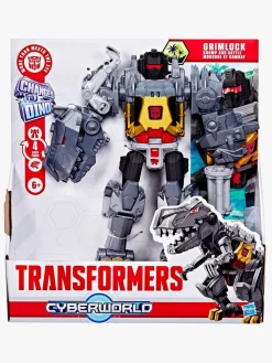 Legetøjsfigurer-Transformers Cyberworld Figur Chomp & Battle Grimlock