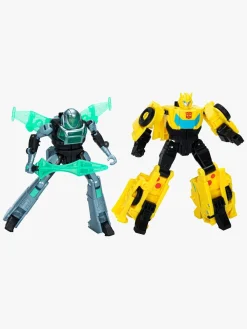 Legetøjsfigurer-Transformers EarthSpark Cyber-Combiner Figursæt Bumblebee & Mo Malto Flerfarvet