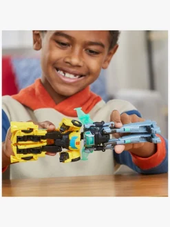 Legetøjsfigurer-Transformers EarthSpark Cyber-Combiner Figursæt Bumblebee & Mo Malto Flerfarvet