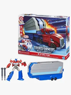Legetøjsfigurer-Transformers EarthSpark Optimus Prime-figur med Anhænger