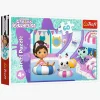 Spil & Puslespil-Trefl Gabbys Dollhouse At The Pool Puslespil 60 Brikker