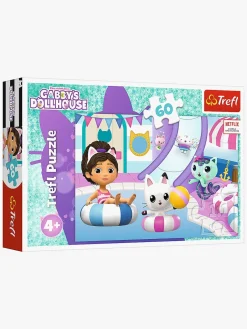 Spil & Puslespil-Trefl Gabbys Dollhouse At The Pool Puslespil 60 Brikker