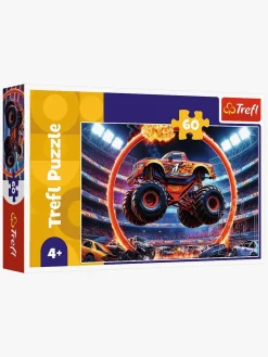 Spil & Puslespil-Trefl Monster Truck Puslespil 60 Brikker