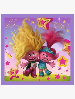 Spil & Puslespil-Trolls Trefl 3 Puslespil 3-i-1