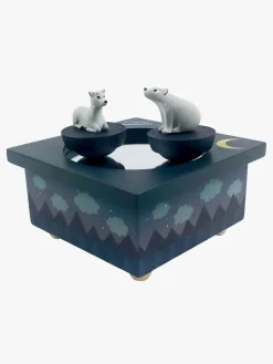 Babylegetøj-Leklyckan Trousselier Spilledåse Dansende Isbjørne