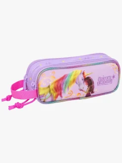 Kreativt Legetøj-UnicornAcademy Unicorn Academy Dobbelt Penalhus, Lilla