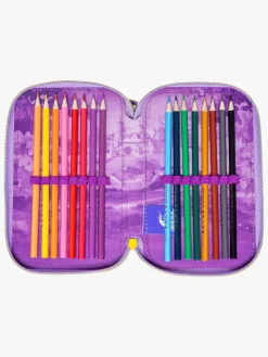 Kreativt Legetøj-UnicornAcademy Unicorn Academy Dobbelt Penalhus, Lilla