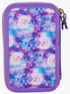 Kreativt Legetøj-UnicornAcademy Unicorn Academy Dobbelt Penalhus, Lilla