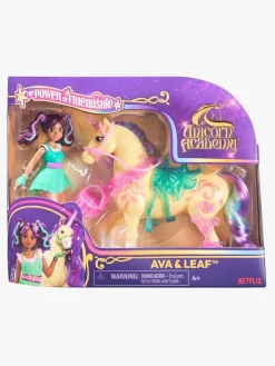 Legetøjsfigurer-UnicornAcademy Unicorn Academy Dukke & Enhjørning V2 Ava & Leaf