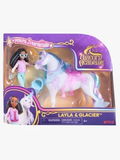 Legetøjsfigurer-UnicornAcademy Unicorn Academy Dukke & Enhjørning V2 Layla & Glacier