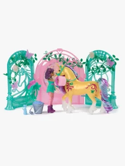 Legetøjsfigurer-UnicornAcademy Unicorn Academy Legesæt Ava & Leaf Stald