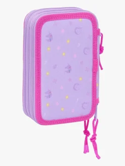 Kreativt Legetøj-UnicornAcademy Unicorn Academy Penalhus med 3 Rum, Lilla