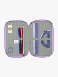 Kreativt Legetøj-UnicornAcademy Unicorn Academy Penalhus med 3 Rum, Lilla