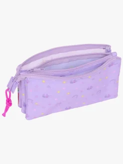 Kreativt Legetøj-UnicornAcademy Unicorn Academy Penalhus med 3 Rum, Lilla