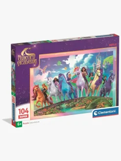 Spil & Puslespil-Clementoni Unicorn Academy Puslespil 104 Brikker