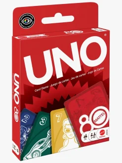 Spil & Puslespil-UNO Mattel 80th Ruby Red Kortspil