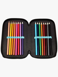 Kreativt Legetøj-ValiantDino Valiant Dino T-REX Adventure  Fyldt Dobbelt Penalhus, Grøn