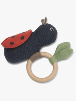 Babylegetøj-VanillaCopenhagen Vanilla Copenhagen Ladybug Rangle, Berry