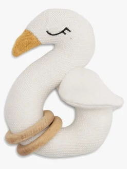 Babylegetøj-VanillaCopenhagen Vanilla Copenhagen Swan Rangle, Milk