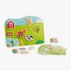 Spil & Puslespil-VIGA Aktivitetslegetøj Bondegård med Snor
