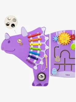 Babylegetøj-VIGA Aktivitetspanel Triceratops