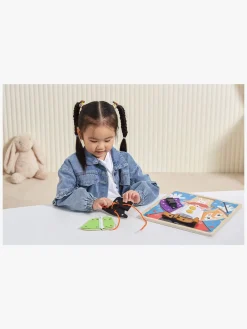 Babylegetøj-VIGA Aktivitetstavle Klæd Din Tryllekunstner På