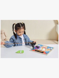 Babylegetøj-VIGA Aktivitetstavle Klæd Din Tryllekunstner På