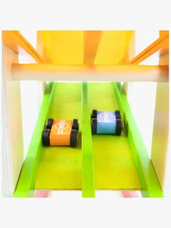 Legetøjsbiler & -Fartøjer-VIGA Dobbelt Rampe Racerbane med Biler