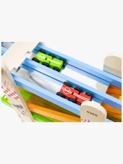 Legetøjsbiler & -Fartøjer-VIGA Dobbelt Rampe Racerbane med Biler