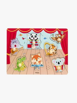 Spil & Puslespil-VIGA 4-i-1 Lydpuslespil