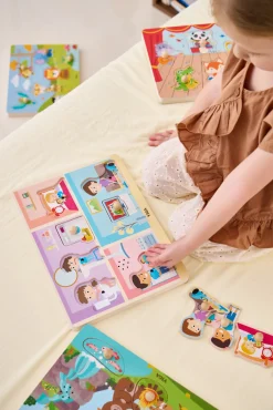 Spil & Puslespil-VIGA 4-i-1 Lydpuslespil