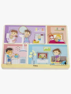 Spil & Puslespil-VIGA 4-i-1 Lydpuslespil