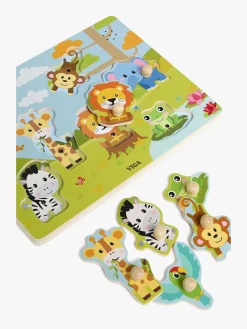 Spil & Puslespil-VIGA 4-i-1 Lydpuslespil