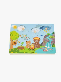 Spil & Puslespil-VIGA 4-i-1 Lydpuslespil