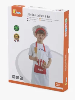 Kostumer & Udklædning-VIGA Kokkeuniform & Hat