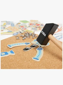 Kreativt Legetøj-VIGA Kreasæt Byg Din Robot Blå/Orange