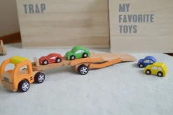 Legetøjsbiler & -Fartøjer-VIGA Lastbil m. Biler