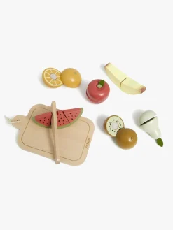Rolleleg-VIGA Legesæt med Frugt og Skærebræt Flerfarvet