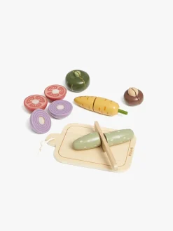 Rolleleg-VIGA Legesæt med Grøntsager og Skærebræt Flerfarvet