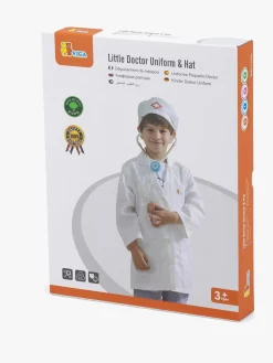 Kostumer & Udklædning-VIGA Lægeuniform & Hat