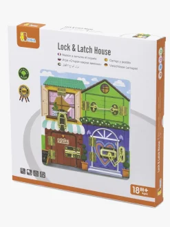 Legetøj Til Børn På 0-10 År|Spil & Puslespil-VIGA Låsebræt Dyr