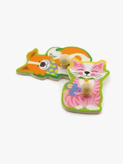 Legetøj Til Børn På 0-10 År|Spil & Puslespil-VIGA Puslespil med Dyrelyde Flerfarvet