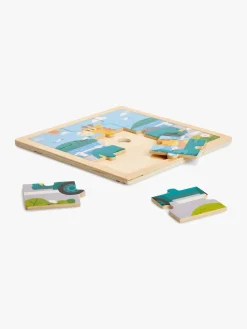 Spil & Puslespil|Legetøj Til Børn På 0-10 År-VIGA Puslespil 4-pak Køretøj