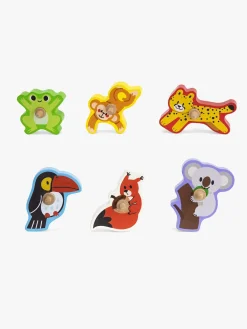 Legetøjsbiler & -Fartøjer-VIGA Racerbane Jungle Slider