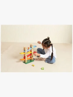 Legetøjsbiler & -Fartøjer-VIGA Racerbane Jungle Slider