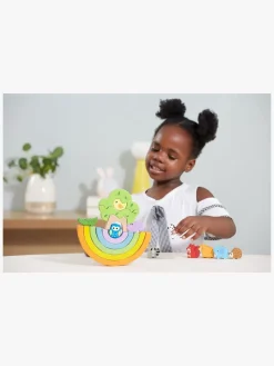 Babylegetøj-VIGA Stableklodser Regnbue 19 Dele