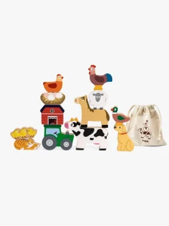 Babylegetøj-VIGA Stablespil Bondegårdsdyr
