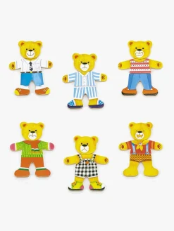 Trælegetøj|Babylegetøj-VIGA Trækasse med Bjørn